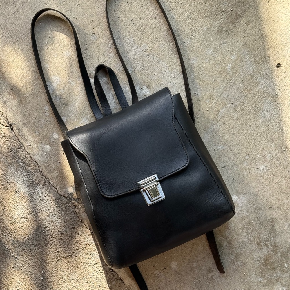 Italian Leather Backpack